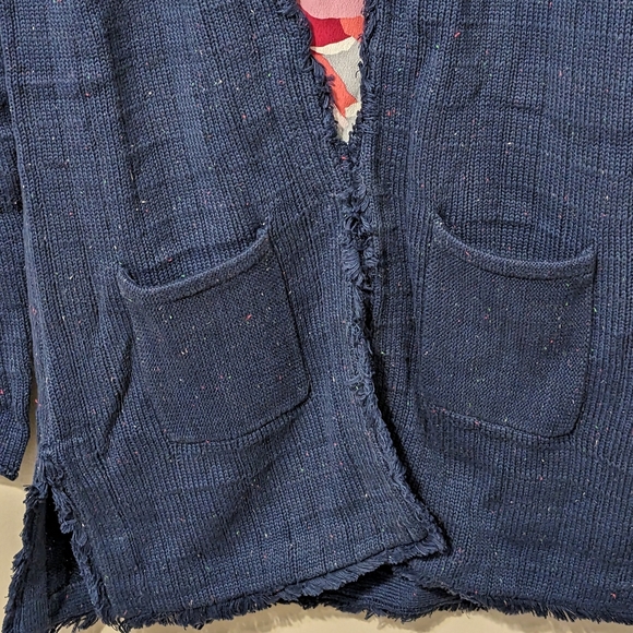Cabi Knit Duchess Cardigan Blue Flecked Sweater size small like new condition - Picture 7 of 16